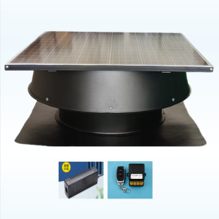 600mm众柏太阳能屋顶排气扇配套环保空调抽湿降温散热工业排风机