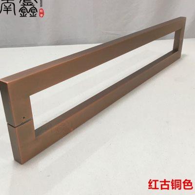 黑色拉手白色推拉门把玻璃门木门把手门店店面拉手简约欧式现货