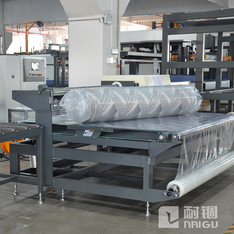 厂家定制半自动弹簧床垫卷包机海绵床垫打卷机海绵卷包机设备工厂