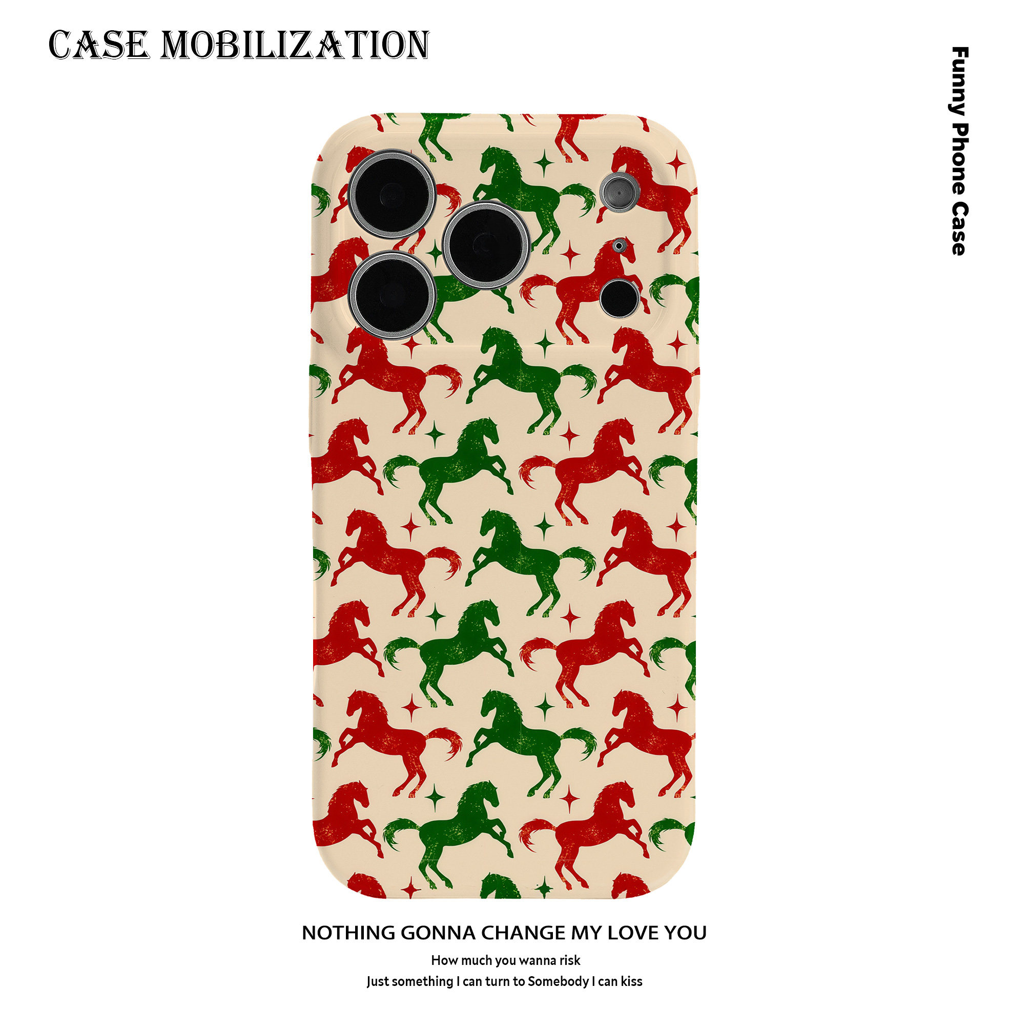 马年星星红绿小马简约菲林全包手机壳适用苹果17nova14华为p80mate70小米17pporen14ovivo荣耀400iPhone16,3C数码配件,手机保护套/壳,淘宝优惠券,粉丝福利购,淘宝优惠卷