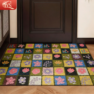 入户门丝圈地垫家用大门口防滑脚垫室外除尘蹭土门垫耐脏地毯垫子