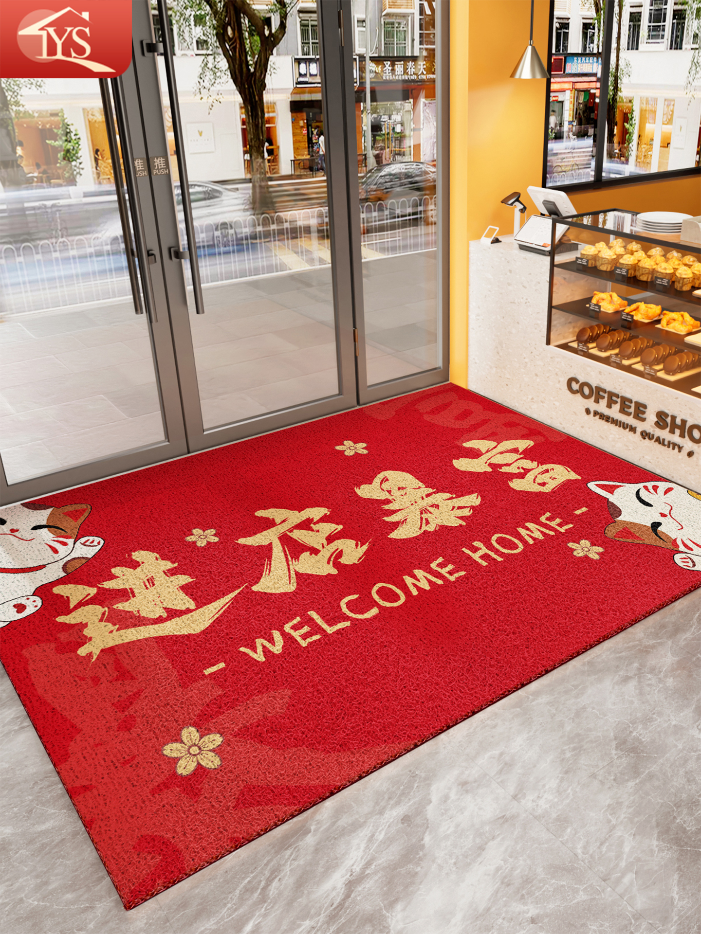 入户门地垫豪宅酒店商场大门口户外地毯进门垫家用进户门商业脚垫
