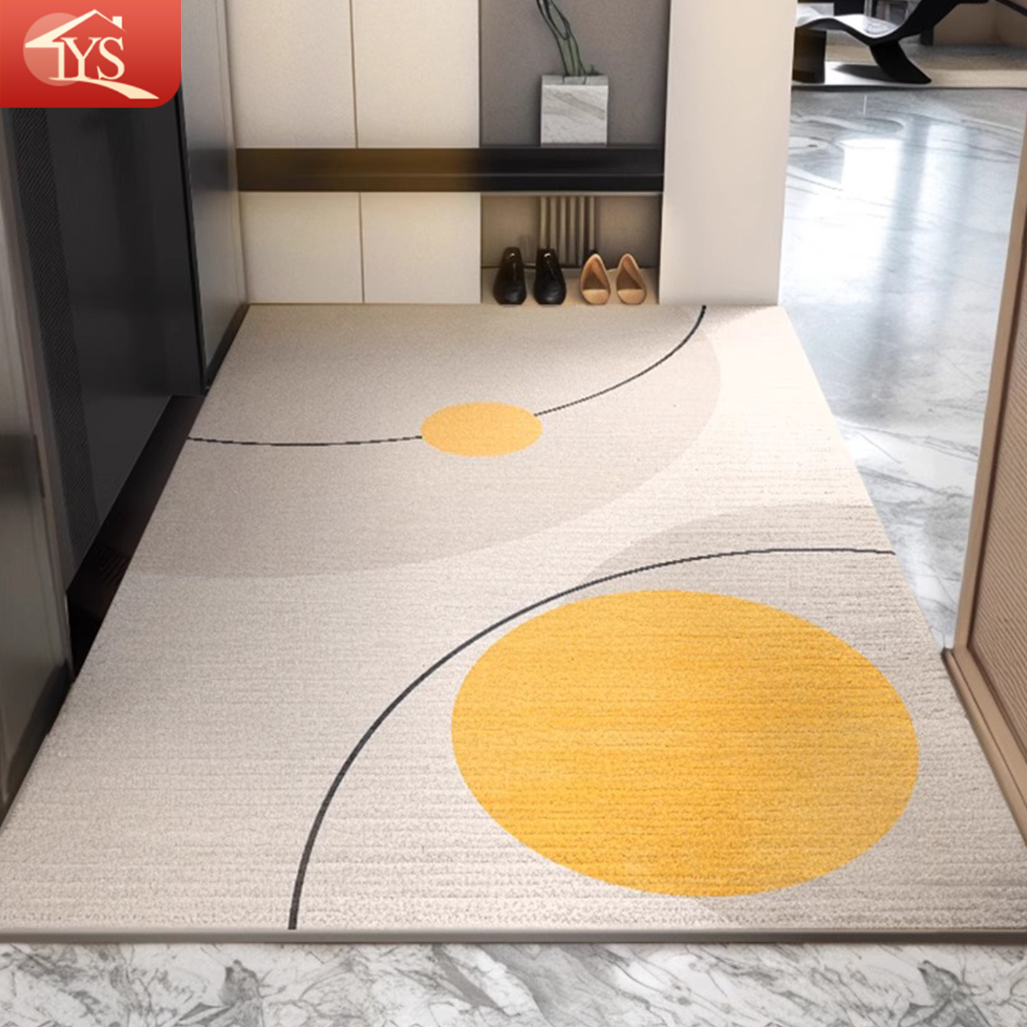 入户门地垫高端耐脏可裁剪玄关脚垫简约防滑地毯门垫进门门口家用