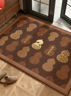 新中式复古入户门地垫门口进门门垫防滑耐脏专用脚踏垫高级感地毯