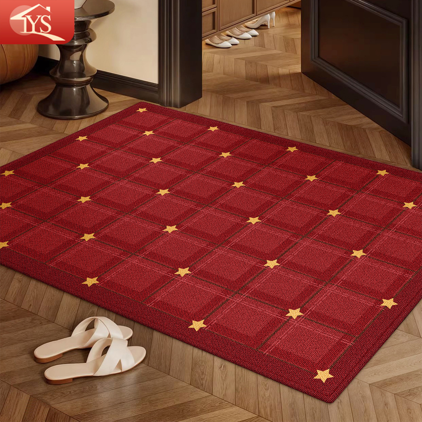 入户门垫地垫2026新款红色地毯高端脚垫家用防滑玄关进门门口专用,居家布艺,入户地垫,淘宝优惠券,粉丝福利购,淘宝优惠卷