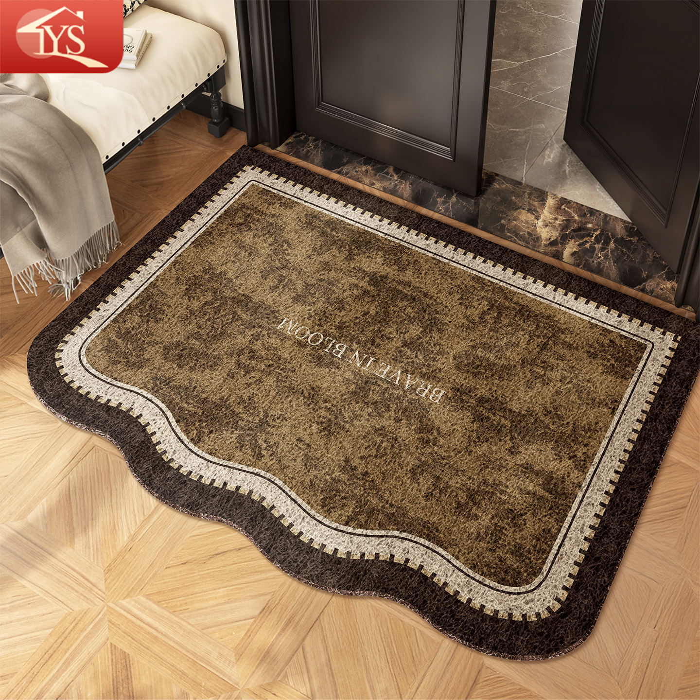 2025新款入户门地垫丝圈耐脏高级