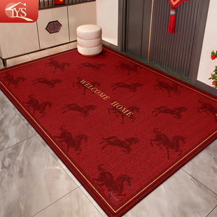 2026新款 马年地垫入户门垫家用进门防滑脚垫入户门口耐脏地毯垫子