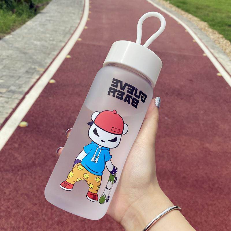 水杯学生便携森系运动水瓶茶杯夏玻璃杯
