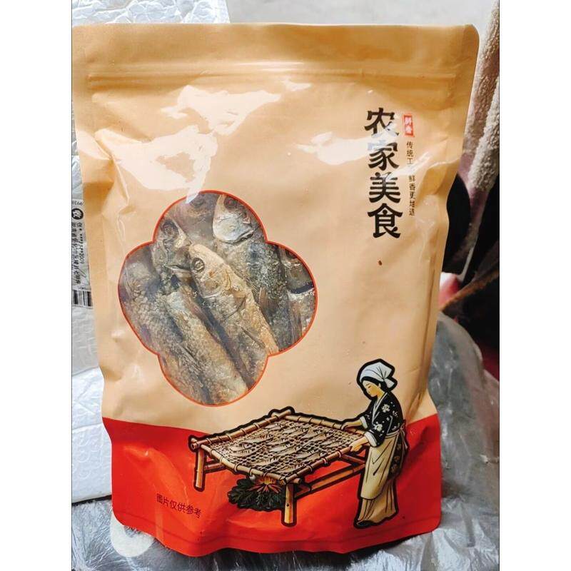 新货纯火焙鱼刁子鱼淡水手撕鱼干柴火烤干去内脏干净不苦肉厚紧实