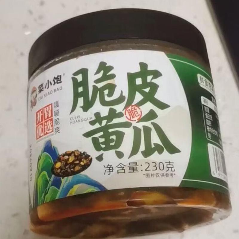 菜小饱脆皮黄瓜下饭菜农家开胃香脆腌制泡菜酱菜即食特色