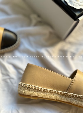 vvvip'' 现货 26ss 经典休闲草编渔夫鞋 一脚蹬乐福单鞋 平底鞋女