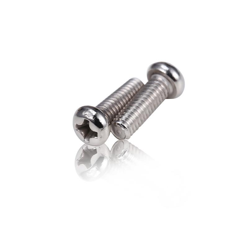 镀镍十字圆头螺丝钉盘头螺栓元头机牙PM3/M3.5元机电子螺钉国标