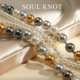 SOUL KNOT混彩彩色多巴胺风叠戴人造进口珍珠多种戴法项链毛衣链