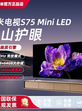 小米电视S75 MiniLED 2025低反屏704分区288Hz