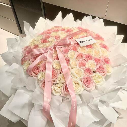 52朵永生玫瑰香皂花束情人节礼物