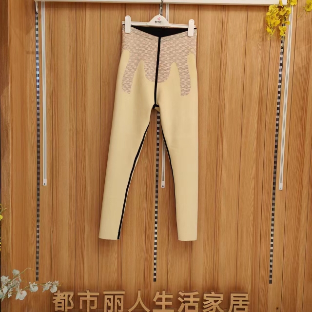 都市丽人女士瑜伽运动负5至5度穿九分百搭打底加绒保暖裤LL34A7