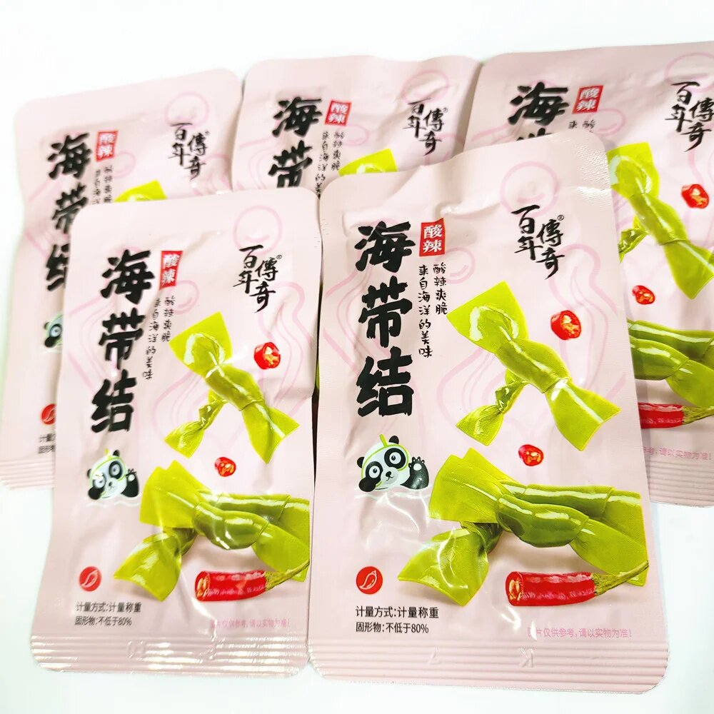 百年传奇海带结海苔片酸辣味解馋美味小吃食品休闲 下饭菜网红零