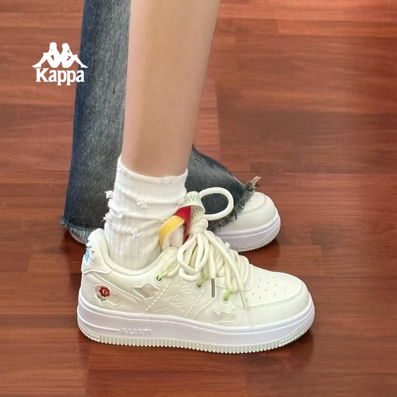 Kappa刺绣小花女款板鞋