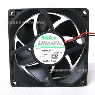 9225 12V T92T12LB1 双滚珠静音直流散热风扇 0.25A NIDEC
