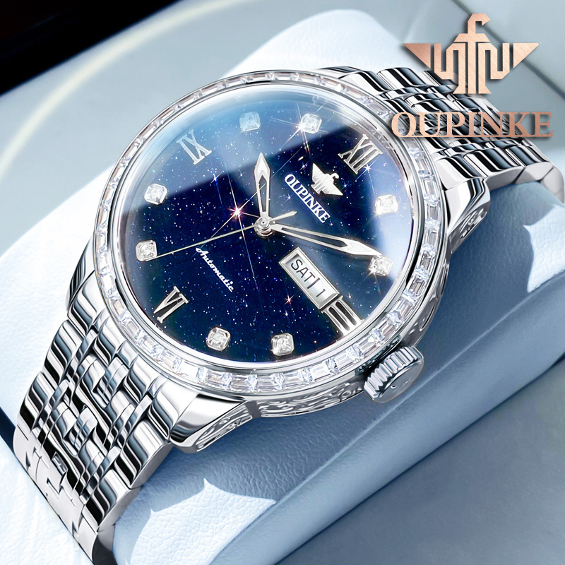 官方认证【瑞士夜光】机械表男款