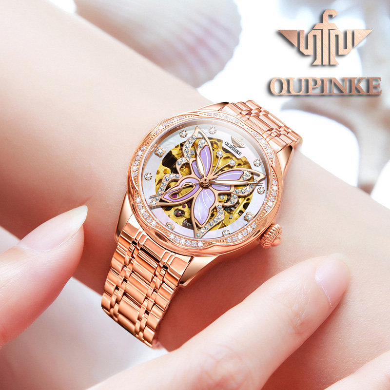 官方认证【瑞士手表】女士机械表