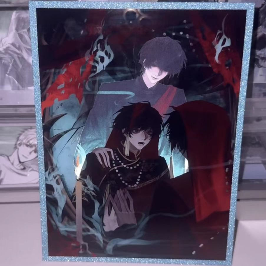 开灯见鬼瓶邪张起灵吴邪小说同人高颜值周边摆件立牌朋友生日送人