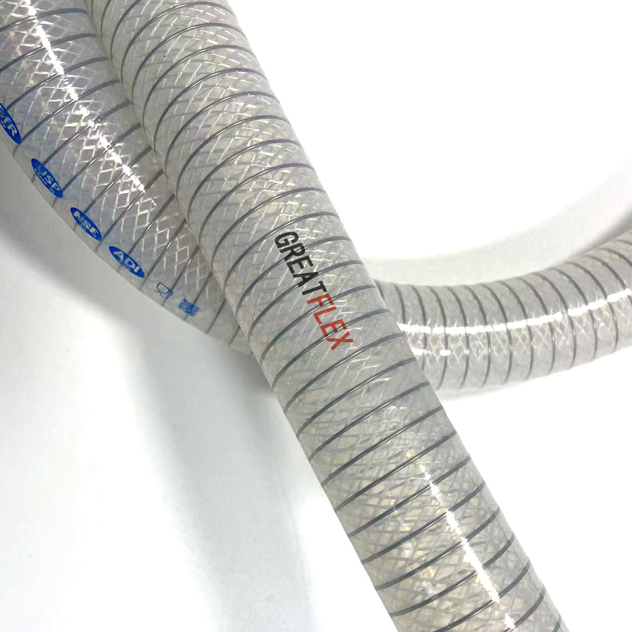 GREATFLEX透明硅胶复合防静电卸油软管FU10工厂