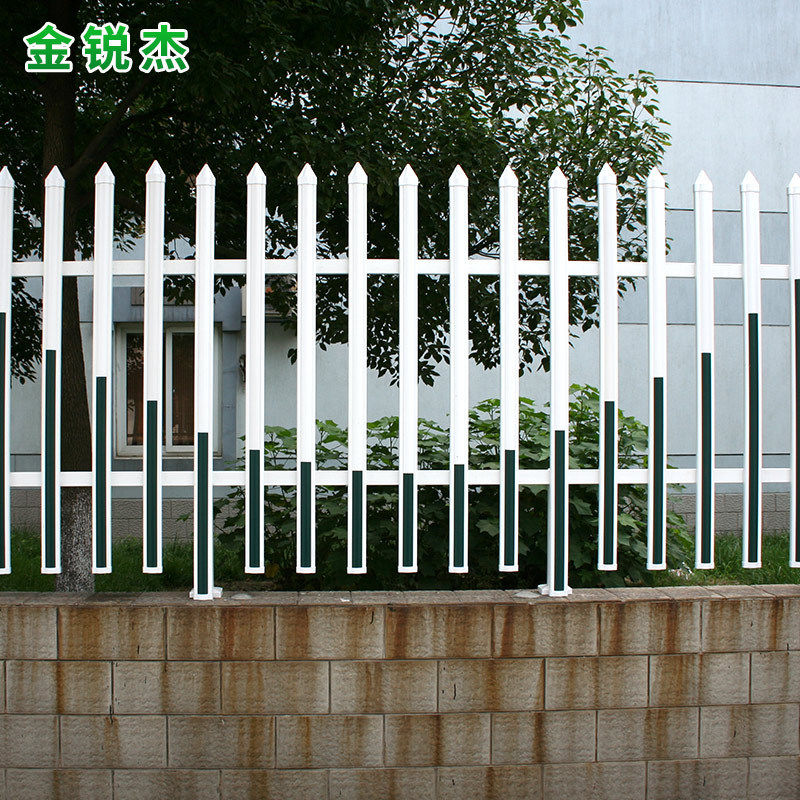 PVC庭院护栏林栅  小区庭院塑钢围墙护栏 塑料庭院围栏厂家供应