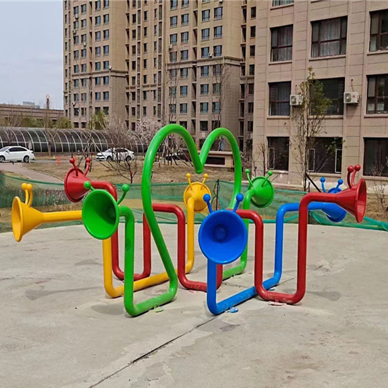 儿童传声筒幼儿园公园小区广场大型户外喇叭金属互动敲击传音玩具