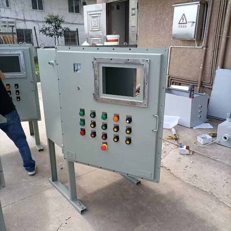 防爆控制箱防爆仪表箱观察窗防爆触摸屏配电箱操作箱防爆接线空箱