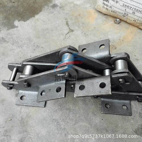 NE50-04-00链条双排板链斗式提升机输送链条受磨40Cr调质热处理