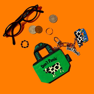 wigglewiggle耳机包编织袋系列迷你包挂件创意可爱钥匙扣复古装饰