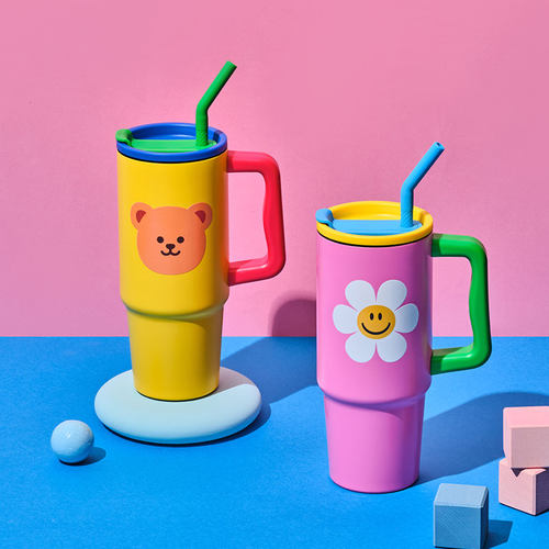 wiggle吸管保温杯保冷不锈钢车载