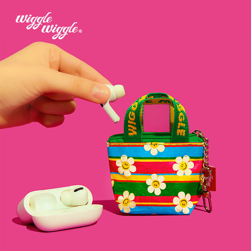 wiggle wiggle钥匙扣挂件编织袋男女2025年新款精致创意收纳迷你,服饰配件/皮带/帽子/围巾,包挂件,淘宝优惠券,粉丝福利购,淘宝优惠卷