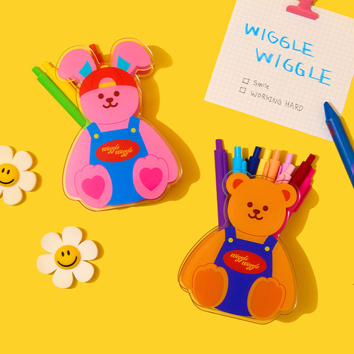 亚克力笔筒桌面收纳盒文具整理盒学生开学