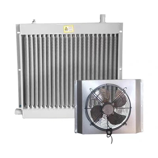 水暖风机散热片养殖散热器锅炉工业用鸡舍猪舍大棚水循环热风机