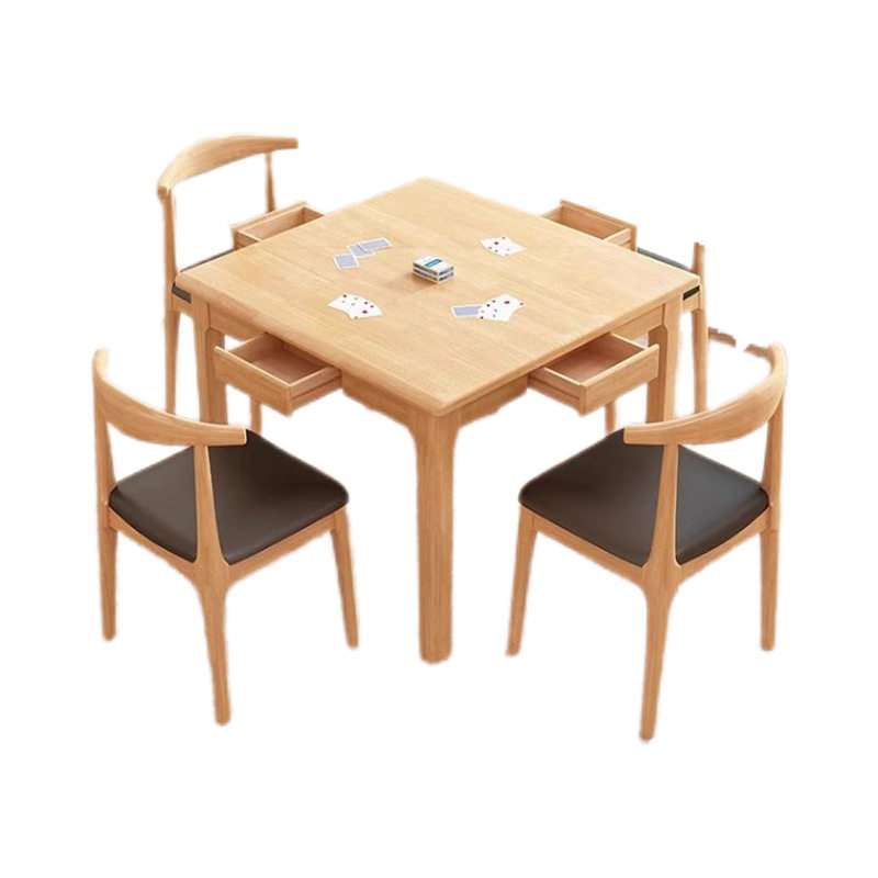 实木小方桌正方形八仙桌餐桌四方桌茶桌掼蛋专用桌棋牌桌打牌桌子