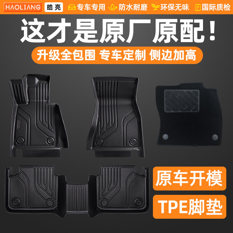 TPE专车专用一体成型汽车脚垫