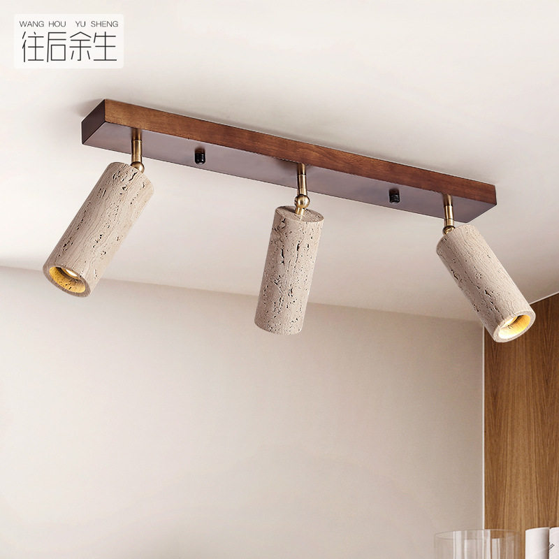 奶油风复古LED明装筒灯