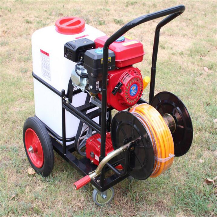 手推式汽油动力打药机 果树打药机100L/200L/300L打药机