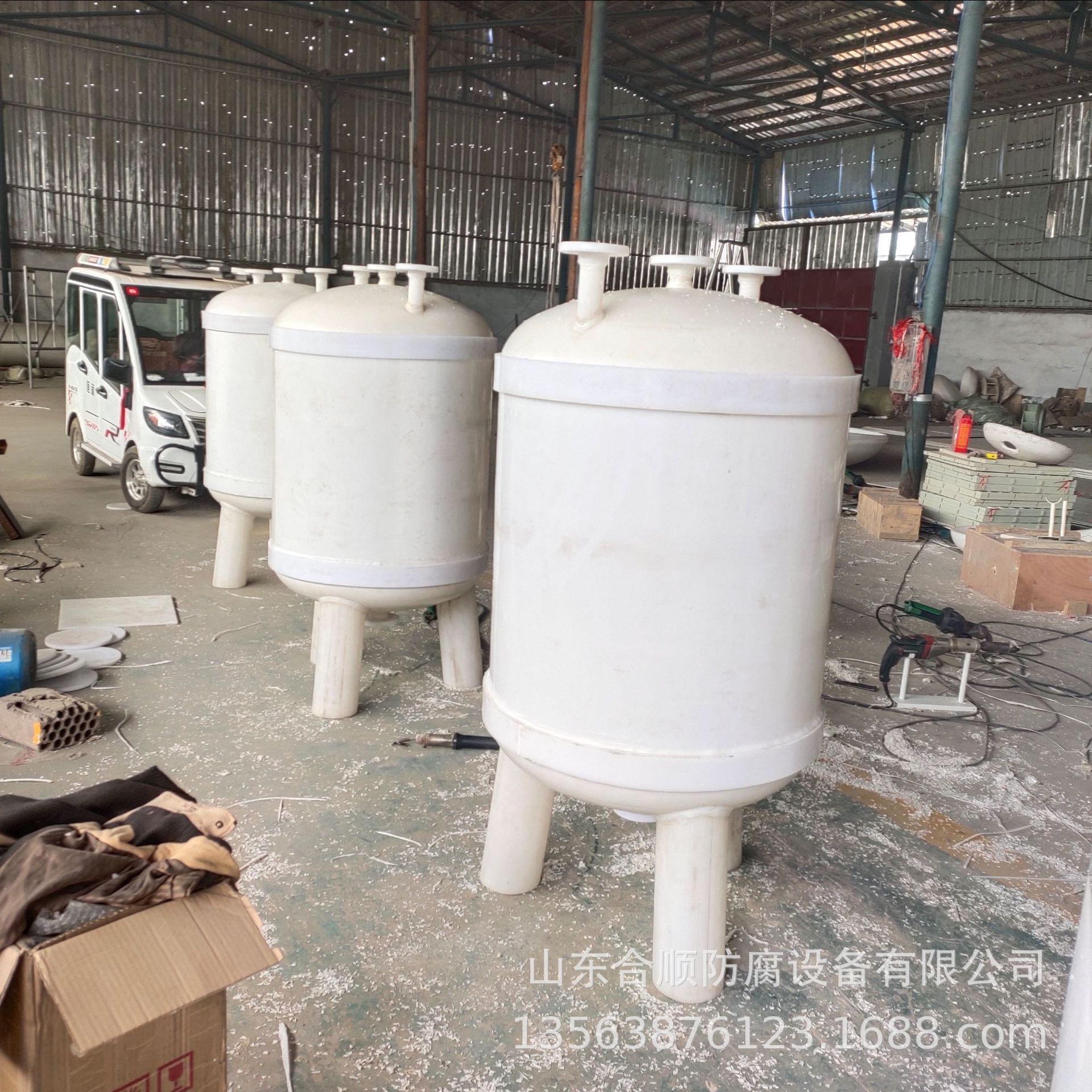 聚丙烯真空计量罐 PP缓冲罐 PP高位槽 来图施工