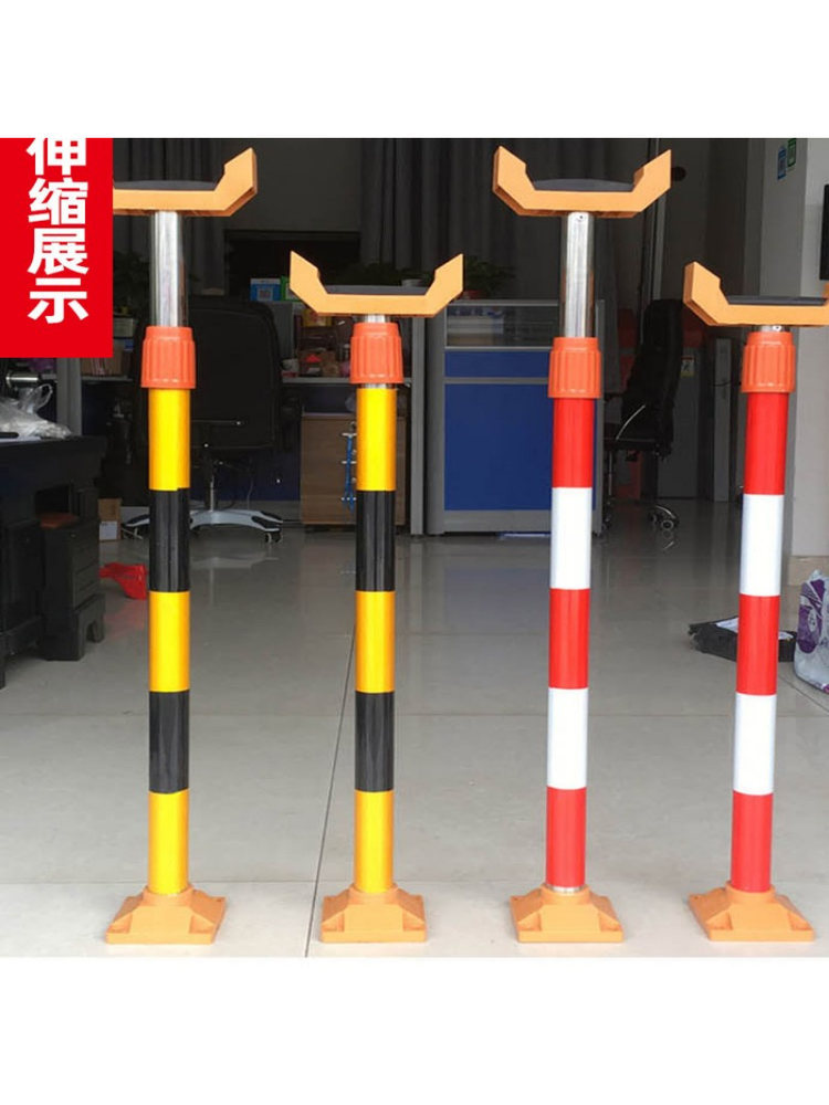 道闸支架停车场收费可调节支撑架门卫栏杆伸缩直杆小区配件图片