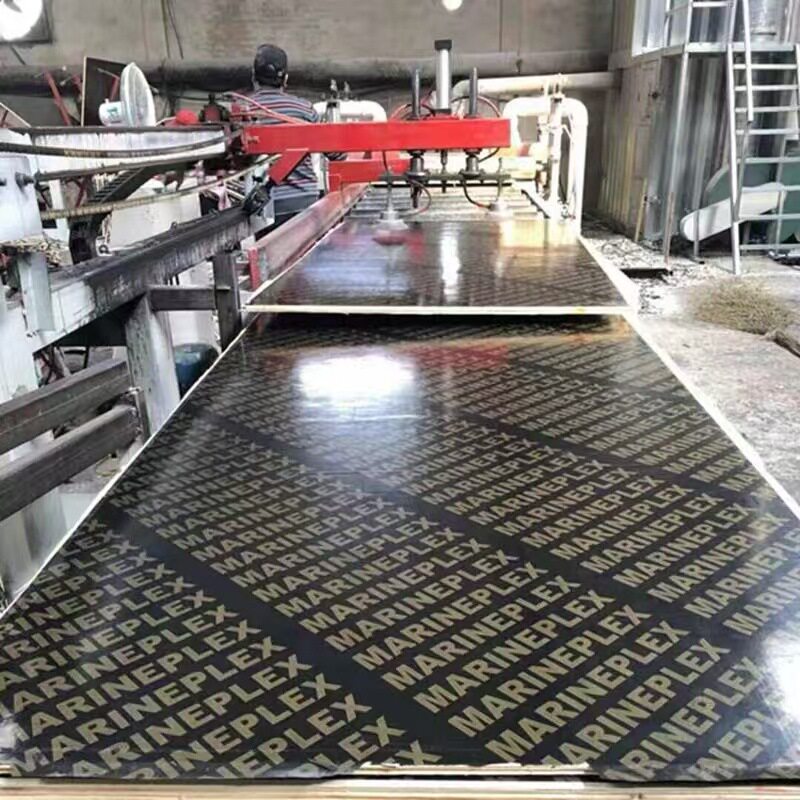 批发黑板覆膜板建筑模板杨木芯胶合板工地工程多层木工板防水耐用
