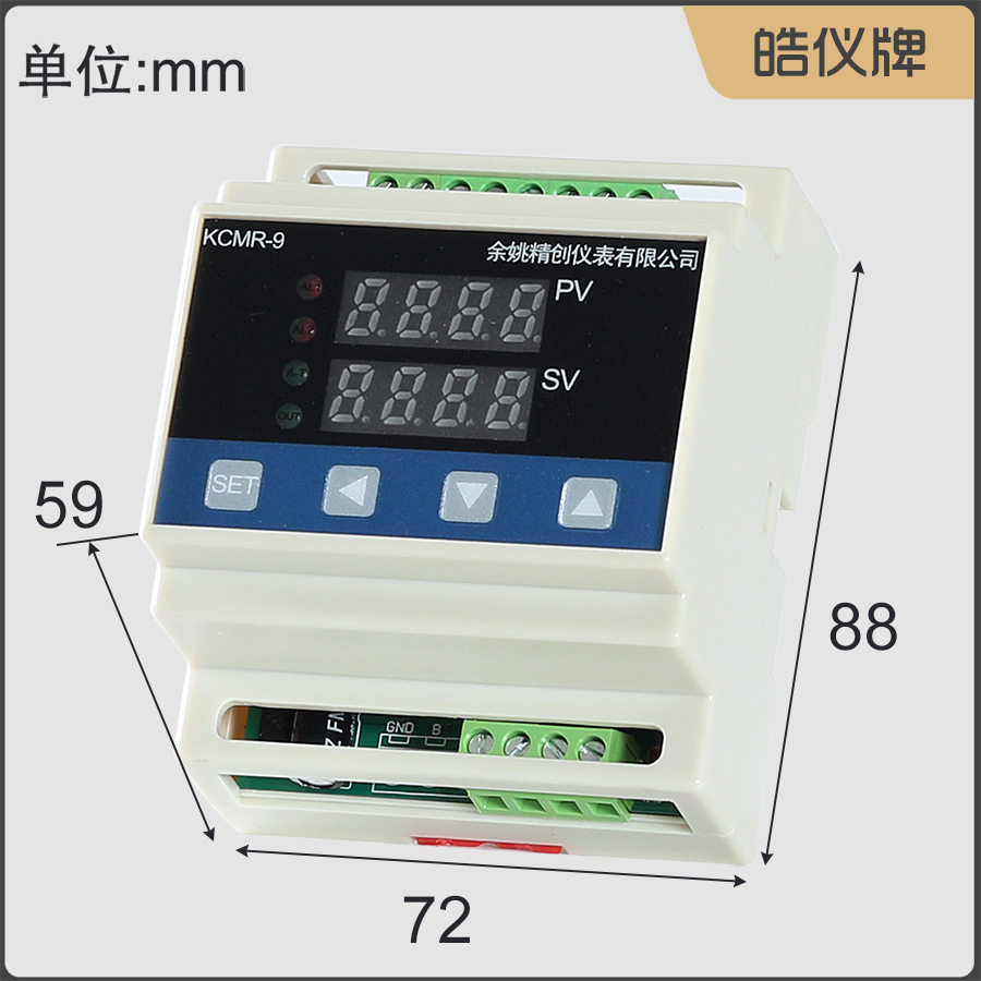 皓仪曲线程序段KCMR-9P1WG窑炉电炉温控器接温度探头调节SSR