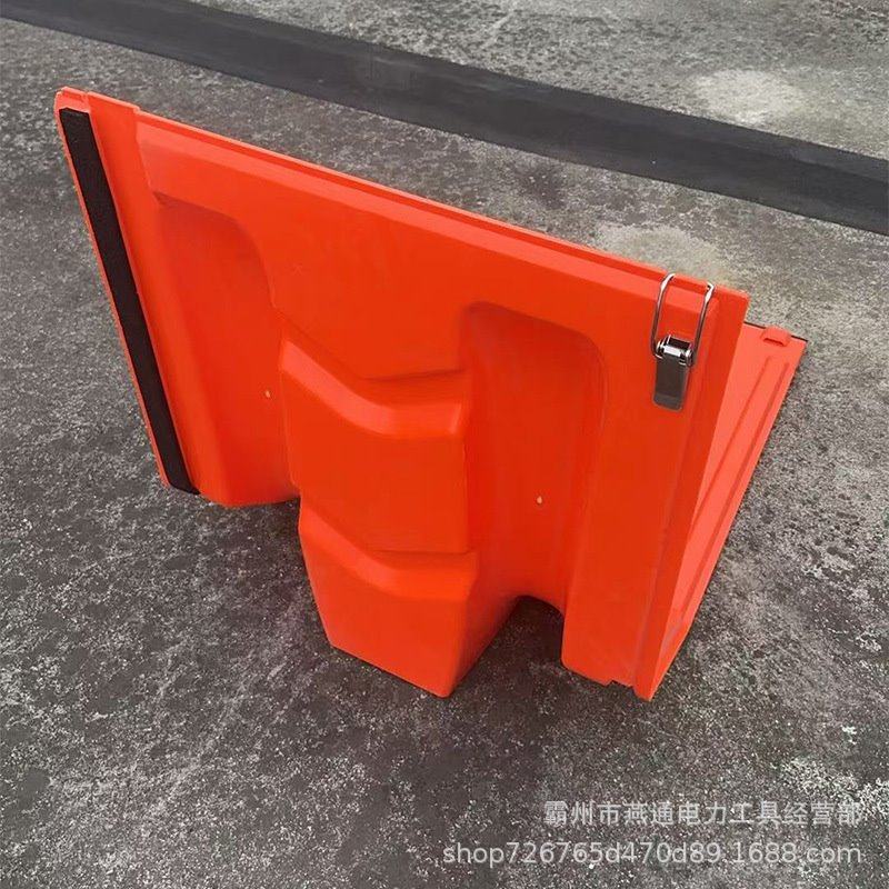 ABS塑料挡水板1m组合式防水板可拆卸速装式折叠椅L型车库堵水挡板
