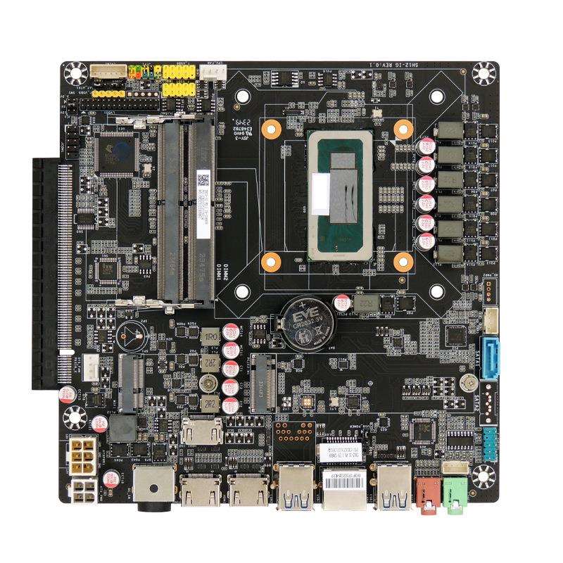 全新i512450H12500Hi713700嵌入式侧插显卡主板一体机工控主板