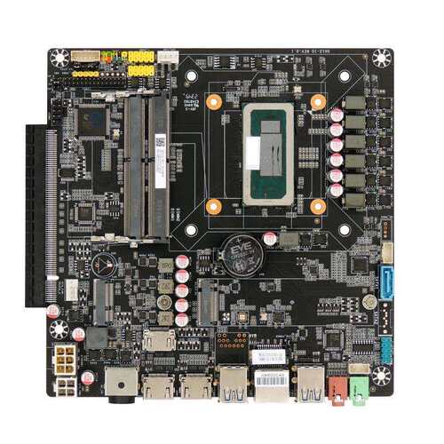 全新i512450H12500Hi713700嵌入式侧插显卡主板一体机工控主板