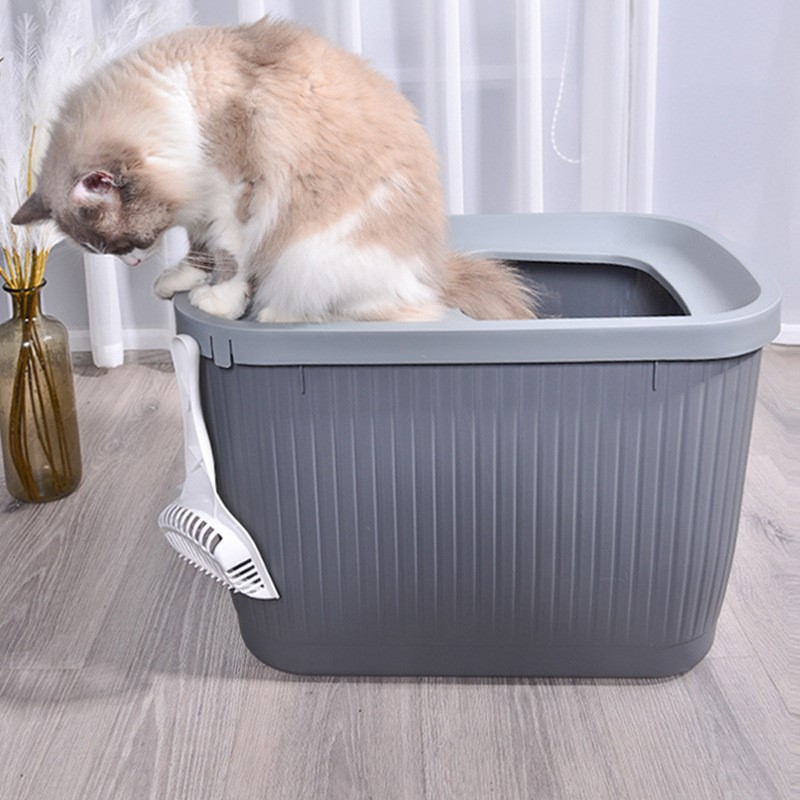 猫砂盆全封闭顶入式超大号桶特大猫厕所防外溅砂猫咪用品猫沙盆子