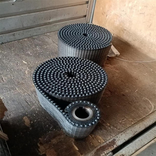 加密型的无声齿形链带 节距12.7 25.4 38.1耐高温齿链带玻璃工业