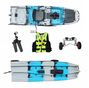 沸鼎工厂直出 kayak双驱动系统自由切换单人钓鱼卡亚克路亚皮艇